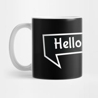 Hello, world! - white Mug